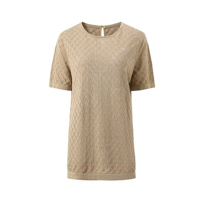 Gebreide tuniek met korte mouwen