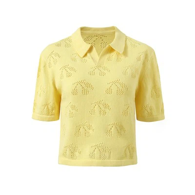 Polosweater voor dames, korte mouw